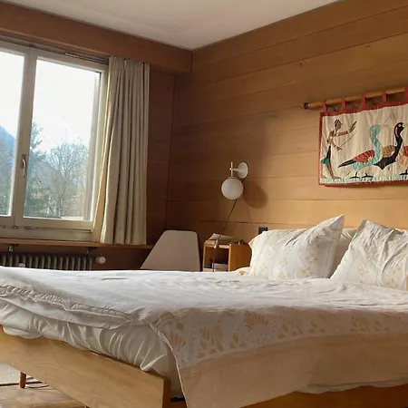2 Bed Alpine Retreat Sleeps 6, 2 Min Walk To Eggli, Views And Parking Appartement